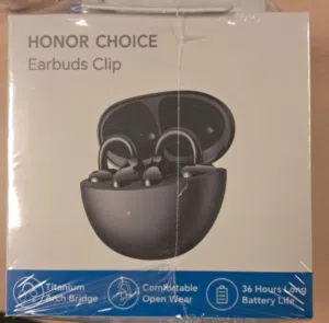 Brand new honor earbuds clip with warranty