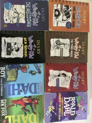 Diary of a wimpy kid roald dahl BOOKS ،كتب