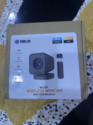 كاميرا ويب لاسلكية (Wireless) ماركة TOALLIN الأصلية - دقة Full HD 1080P