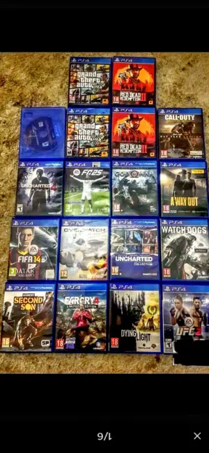 PS4 GAMES! GTA5 RDR2 FC25 AND MORE!