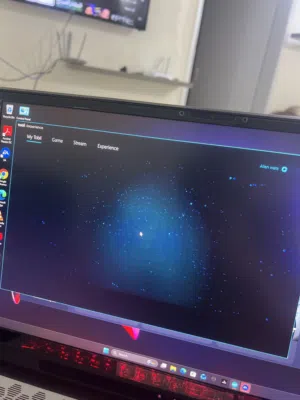 alian ware laptop no scratch like new