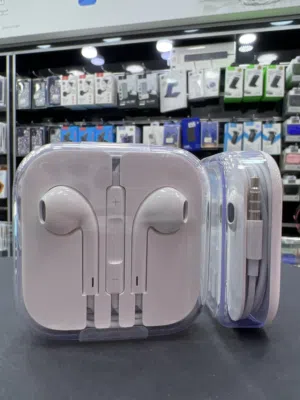 HeadSet Apple (3.5 AUX)  سماعات ايفون الاصلية 100٪ مدخل 3.5