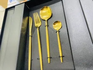 Luxury 24 PCS Golden Cutlery Set