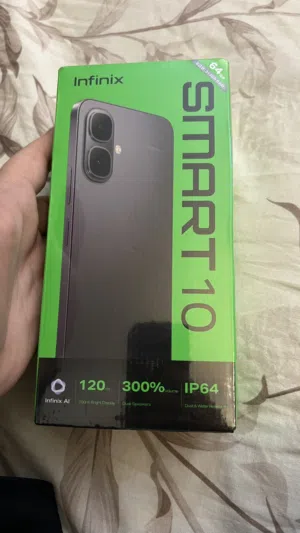 هاتف Infinix Smart 10 جديد ومغلف بالكامل
