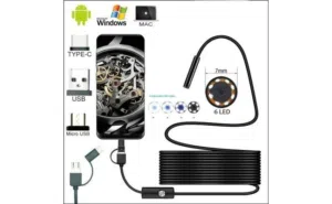 Softwire Waterproof PC Endoscope Camera-USB Type C/5M