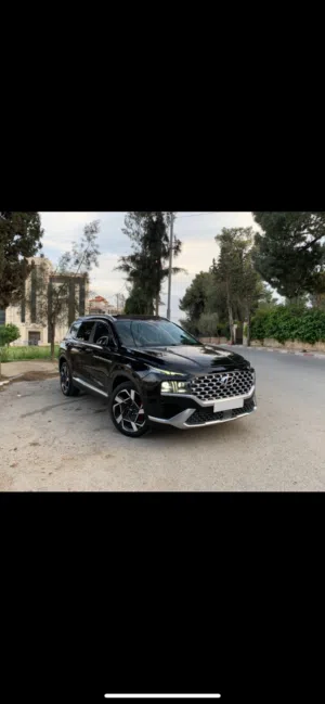 Hyundai santafe بحاله الوكاله فللللللللللللل مع بانوراما كراسي هربا / خزانه كهربا / هند برك كهربا