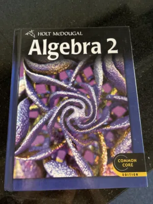 كتاب رياضيات منهاج أمريكي Holt McDougal Algebra 2 بحالة ممتازة