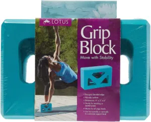 لقطة ( البيع جملة فقط ) بلوك يوجا احترافي Grip Block بسطح مانع للانزلاق لدعم التمارين والتوازن