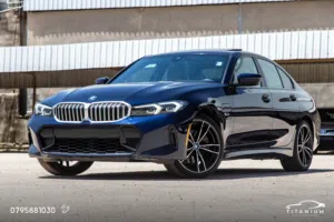 Bmw 330e M kit Plug in hybrid 2023 السيارة فحص كامل و كلين تايتل و قطعت مسافة 78,000 مايل فقط