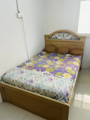 Bed frame with matress