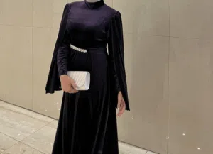 فستان سهرة لون بنفسجي