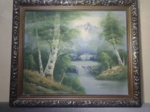 لوحه زيتيه مجسمه رسم طبيعي 3D