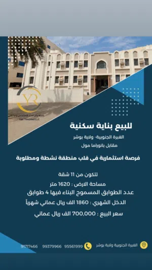 بناية سكنية للبيع في الغبرة الجنوبية