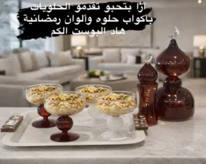 اطباق صحون للحلو تصميم عصري وراقي