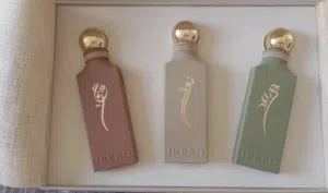 مجموعة أرث من عطور ابراهيم القرشي للاهداء والاستخدام الشخصي بالختم وتاريخ الانتاج