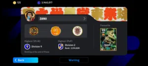 حساب E football للبيع