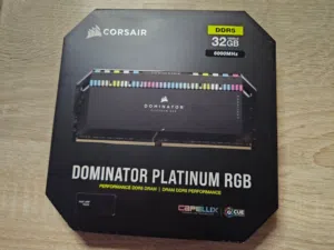 CORSAIR Dominator Platinum RGB DDR5 RAM 32GB (2x16GB) 6000MHz CL30 Intel XMP iCUE