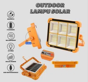 Powerful 200W LED Flood Light: Solar Emergency Lighting