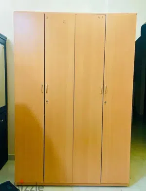 4 door wooden cupboard - Good condition