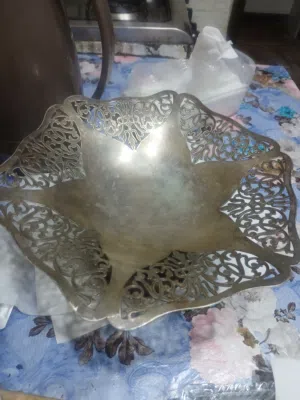 مضيفه انتيك مطلي فضه صناعه في انجلترا