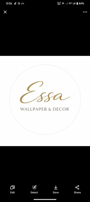 Wallpaper & Wooden Cliding