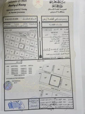 فرصه ارضين شبك في الخضراء مقابل حديقه البريمي