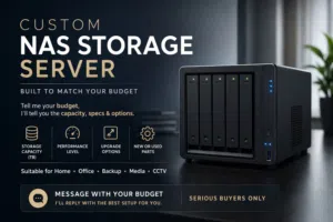 Custom NAS Storage Server – Built for Your Budget