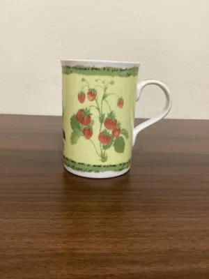 كوب خزف فاخر - تصميم فواكه صيفية من Elizabethan Fine Bone China