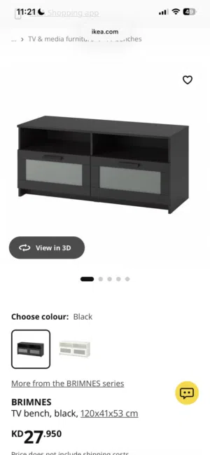 IKEA brimnes tv storage
