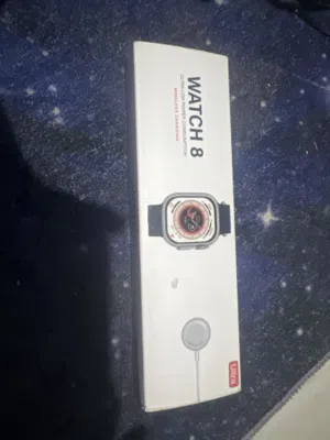 ساعه watch 8 شاعه بتطبيقات داخلها مع شاحنها الاصلي