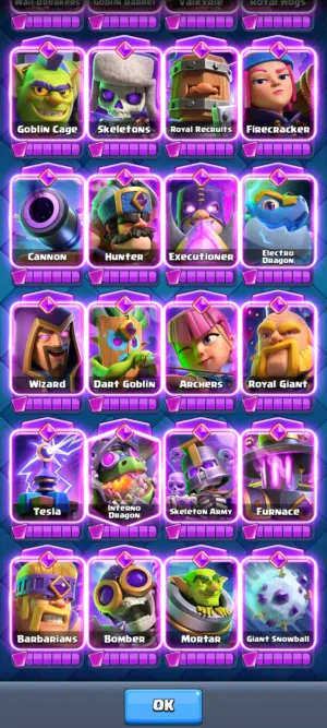 حساب كلاش رويال  clash royal account