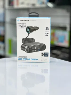 Brand New Powerology Car Charger in Oman Fast Charging 1 Year Warranty