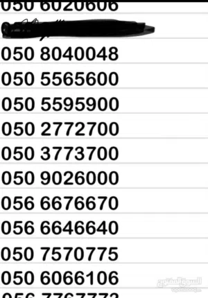 VIP numbers