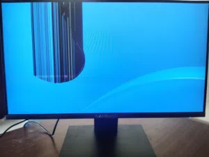 شاشه GAMEON 75 hz 21.45in مكسوره مع سلك التشغيل وسلك HDMI ومع الكرتون الاصلي قابل للتفاوض مع الجادين