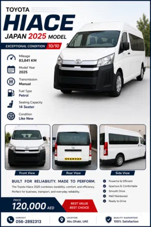 Toyota Hiace 2025 Japan