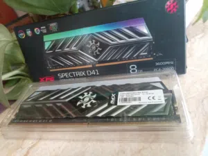 رام قيمنق XPG SPECTRIX D41 DDR4 8GB RGB سرعة 3600MHz