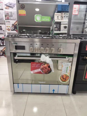 عرض نااار على فرن تكماز 90 سم ستيل مطفي فل سيفتي كامل مع مروحه