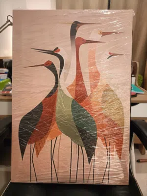 Wall Art Birds canvas i