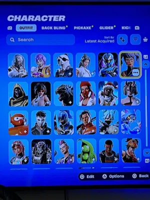 Fortnight account with rare skins and 1200 v-bucks