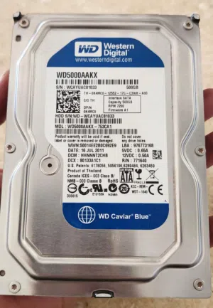 هارد WD Blue 500GB الأداء الكلاسيكي المستقر