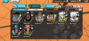 حساب باونتي راش 8 اكستريم ميتا - 500 حجر ذهبي One piece Bounty Rush