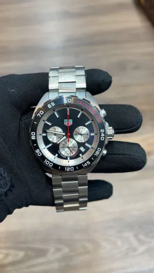 TAG Heuer Formula 1 Quartz Chronograph watch, specifically model number CAZ101E.BA0842
