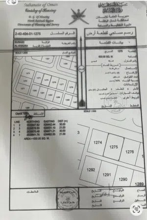 أرض مميزه على نفس خط ملعب النسور في سور هيان