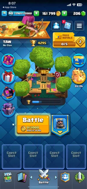 Clash Royale with Squad busters account