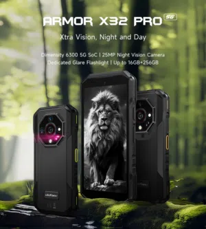 ULEFONE ARMOR X32 PRO 5G RUGGED PHONE, 256GB, 16GB