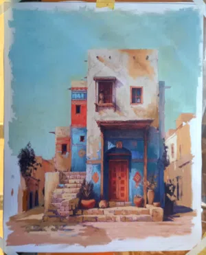 لوحة ريحة البيوت