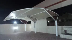car parking swimming pool area