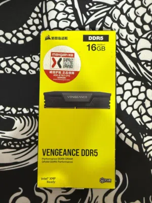 VENGEANCE 16GB (1x16GB) DDR5 DRAM 6000MT/s CL36 Memory Kit