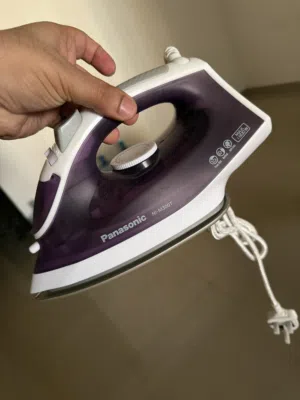 Iron with stand