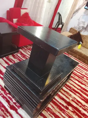 طقم طاولات خشب زان نوعيه ثقيله بسعر ممتاز